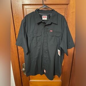 New With Tags Wrangler Black Short Sleeve Polo *make offers*